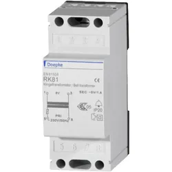 Doepke, Zubehör Gebäudesicherheit, Klingeltrafo RK3U 4812V/2A