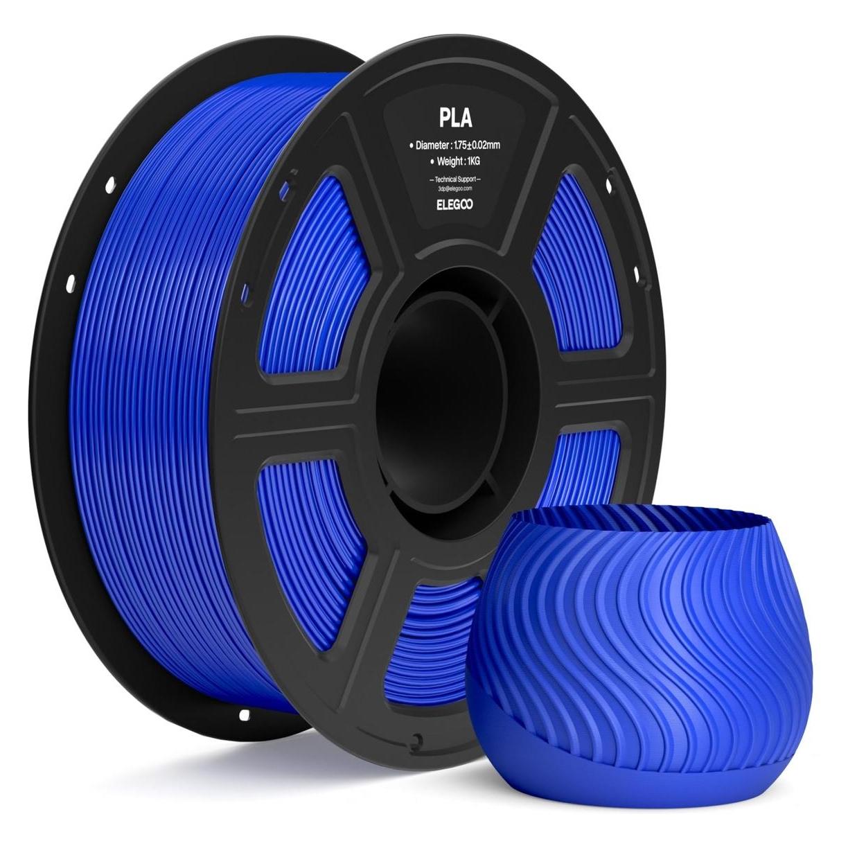 Elegoo Filament PLA 1,75mm 1kg - Dark Blue) (PLA, 1000 g, 1.75 mm) (72215628)