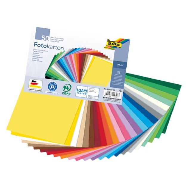 Folia Fotokarton farbig Format A4 (300 g/m², 1x) (614/50 65)