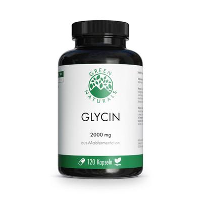Green Naturals Glycin 2000 mg Kapseln vegan 120 St