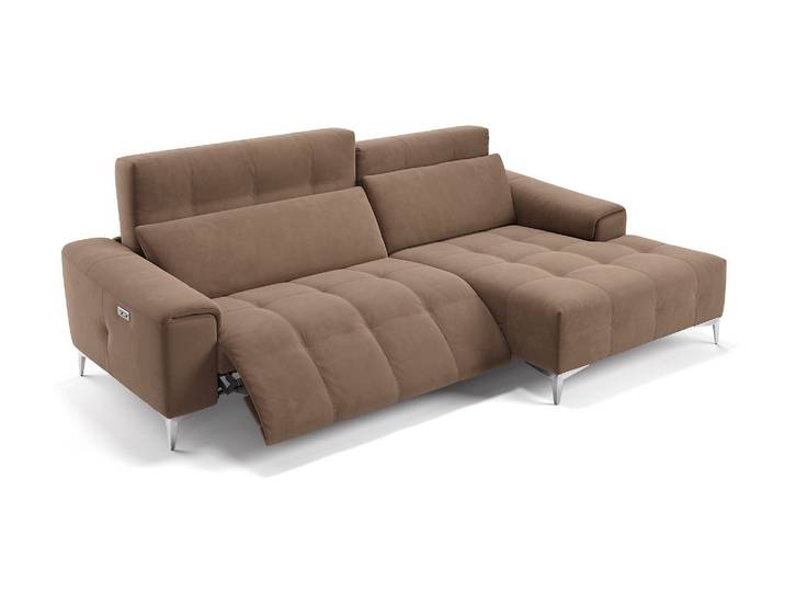 Stoff Ecksofa SALENTO hochwertig & edel Polsterecke Relaxfunktion