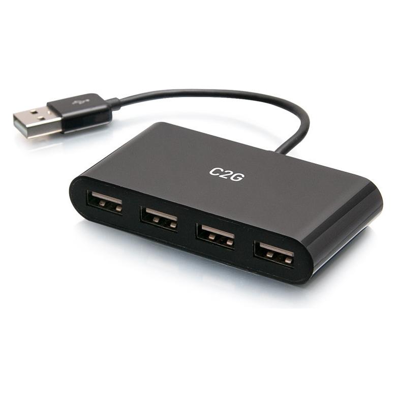 C2G 4-Port USB-A Hub (USB-A, 4 Ports) (C2G54462)