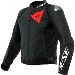 Dainese Sportiva, Lederjacke - Matt-Schwarz/Matt-Schwarz - 50