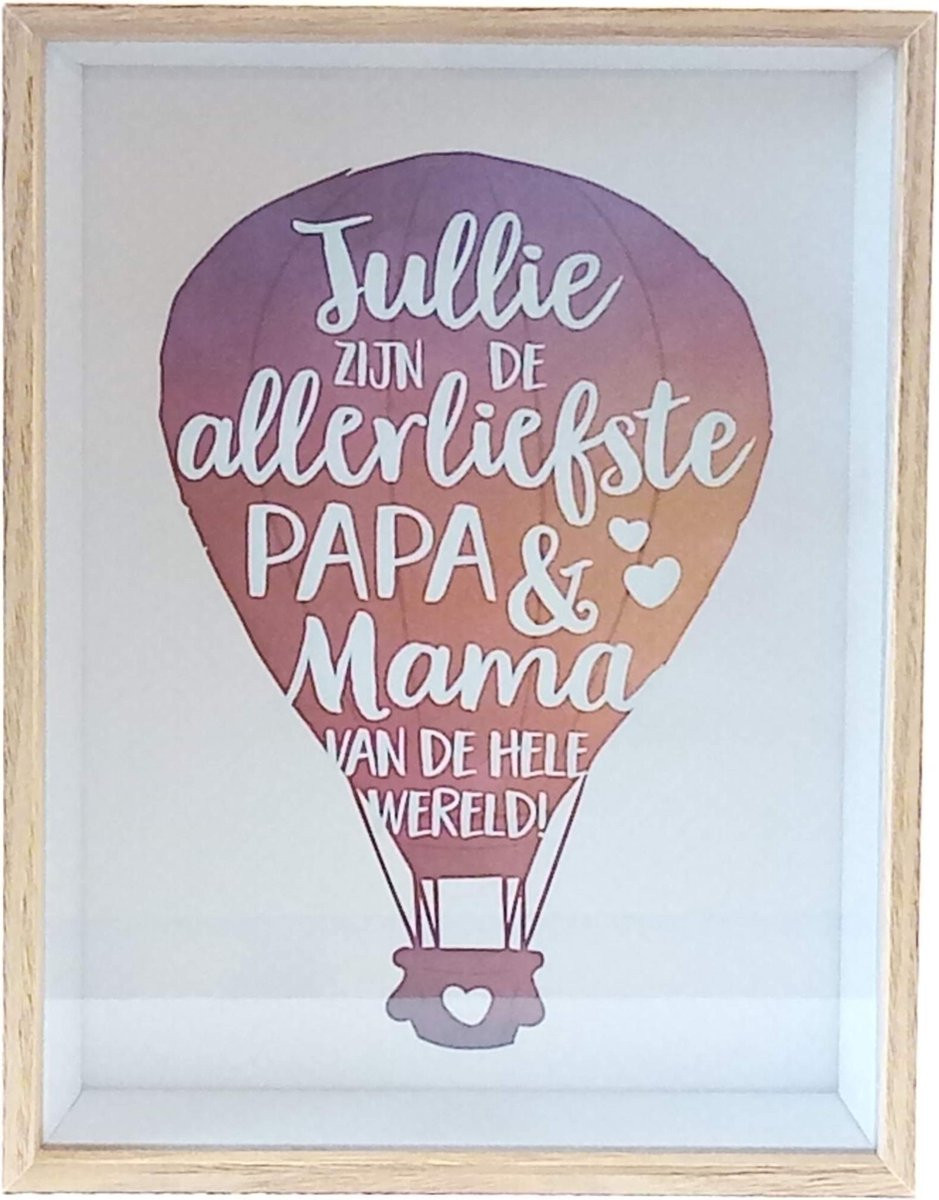 Wonderful Deco vensterdecoratie Papa & Mama