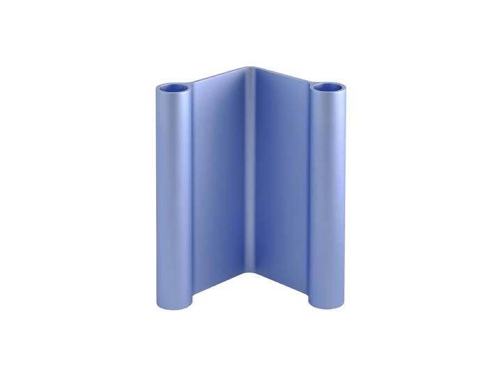 Muuto - Pair Kerzenhalter, H 18 cm, hellblau