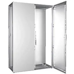 Rittal VX 8453.000 Freistehendes Gestell Grau (19 Zoll Rack), Serverschrank, Grau