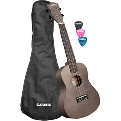 Cascha Konzert Ukulele Linde Schwarz