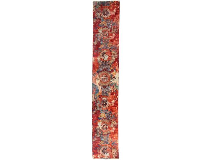 Mamluk Gol Teppich 67x397 Handgeknüpft Orientteppich Läufer Wolle