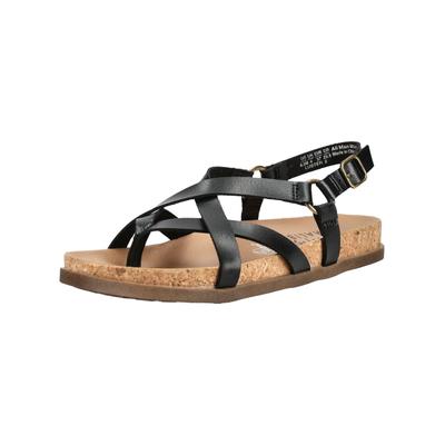 Zehentrenner BLOWFISH "Blowfish Sandalen Lederimitat", Damen, Gr. 40, schwarz, Lederimitat, Schuhe Zehentrenner
