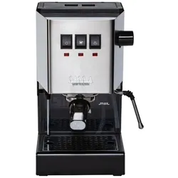 Gaggia Classic E24, Siebträgermaschine, Silber, Schwarz