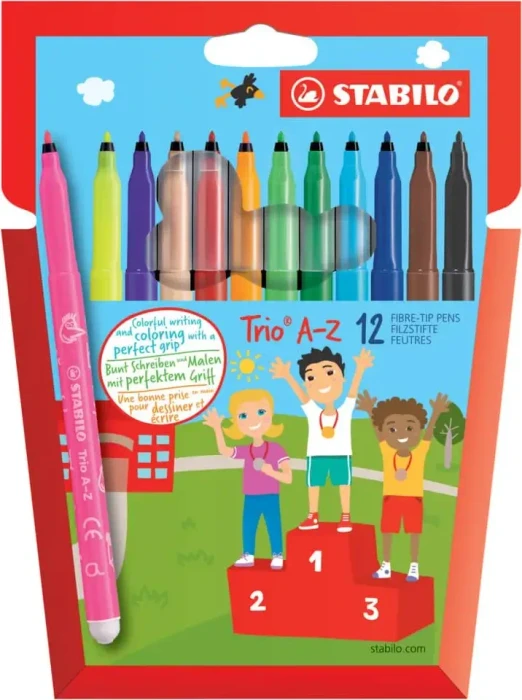 STABILO Trio A-Z PAW Patrol - 12er-Set - mit PAW Patrol-Aufdrucken