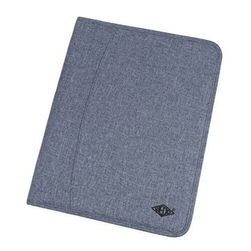 WEDO Schreibmappe A4 Denim mit Rei?verschluss blau