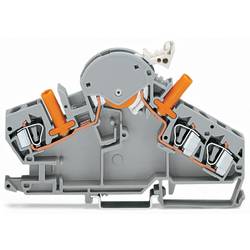 WAGO 282-860 Trennklemme 8 mm Zugfeder Belegung: L Grau 20 St. Package