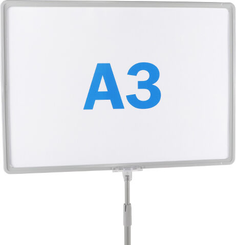 SPRINTIS Cadre pour affiche, plastique gris   A3