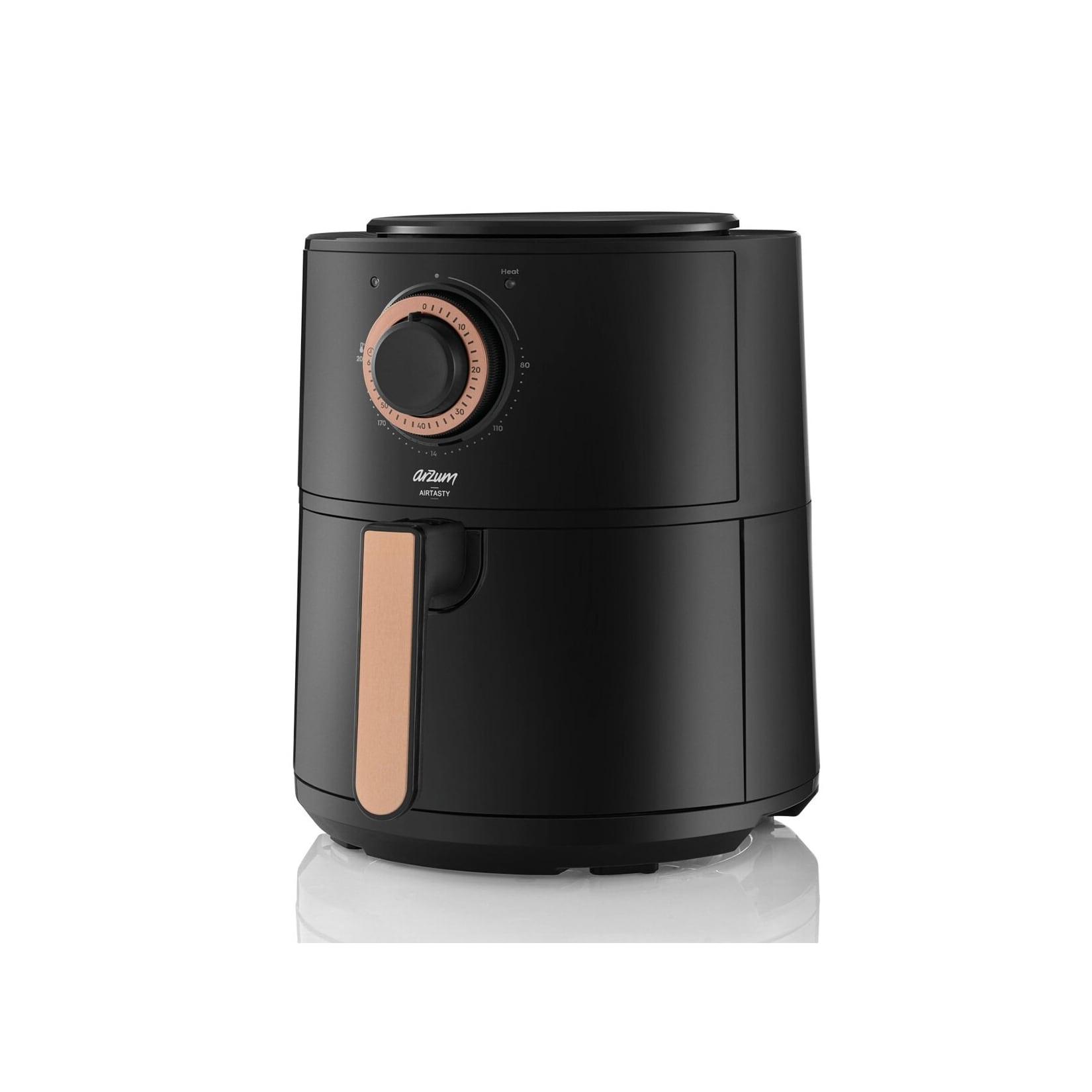Heißluftfritteuse Air Fryer Schwarz/Kupfer