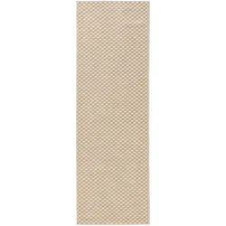 benuta Pop In- & Outdoor-Läufer Taissa Cream/Beige 77x240 cm - Teppich für Balkon, Terrasse & Garten