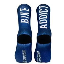 MALDITA BUENA SUERTE Socken Bike Addict | blau L | 41-43