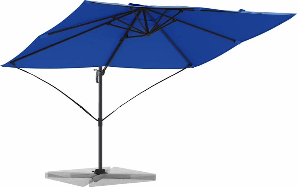 Sonnenschirm Azurblau 351 x 250 x 260 cm
