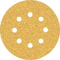 Expert C470 Schleifblatt, Ø 125mm, K40 50 Stück, für Exzenterschleifer
