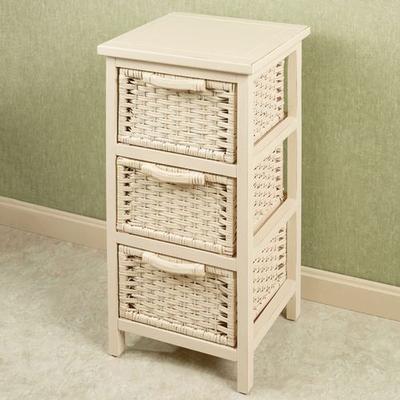 Touch of Class Corvaserro Storage Cabinet Whitewash, Three Drawer, Whitewash