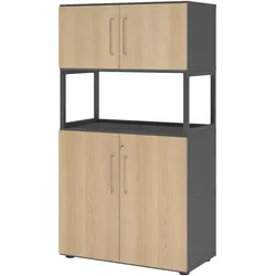 Bümö, Aktenschrank, flexi Aktenschrank (80 x 41.70 x 145.20 cm)