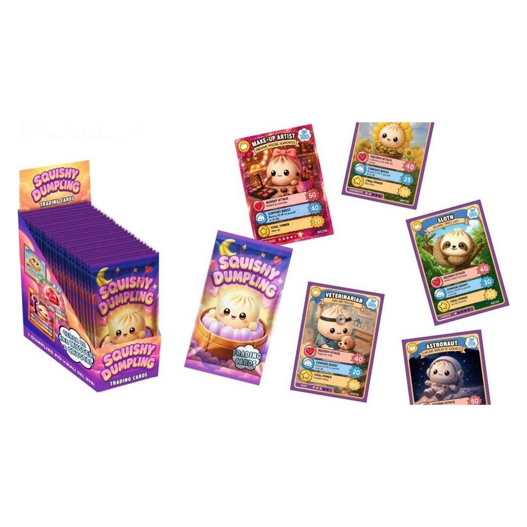 Squishy Dumplings - Sammelkarten, 5er-Pack (384-0001) (Booster Pack) (384-0001)