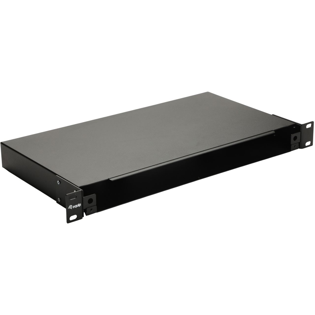 Equip 19" Glasfaser-Space-Box ohne Panel Stahl sw