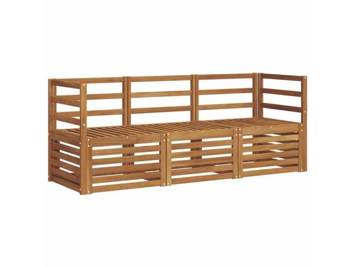 NEW Ensembles de canapés 3 pcs Naturel Bois d'Acacia Massif 110 kg par siège_73163
