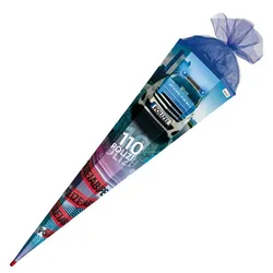Roth Motiv-Schultüte, Polizei 110, 100 cm, eckig, Rot(h)-Spitze, Tüllverschluss
