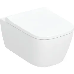 Geberit iCon Set Wand-WC Tiefspüler, eckig, geschlossenes Keramikdesign, TurboFlush, 503162008 503162008