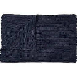 Ample Decke 130 x 160 cm marineblau