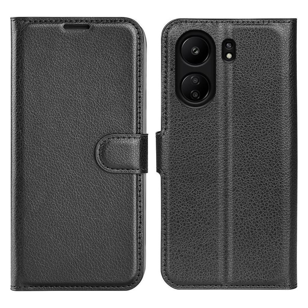 Cover-Discount Xiaomi Poco C65 / Redmi 13C - Leder Etui schwarz (Xiaomi Poco C65) (660170179A)