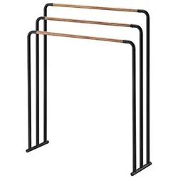 Yamazaki, Handtuchhalter + Handtuchhaken, Handtuchständer mit 3 Stangen PLAIN