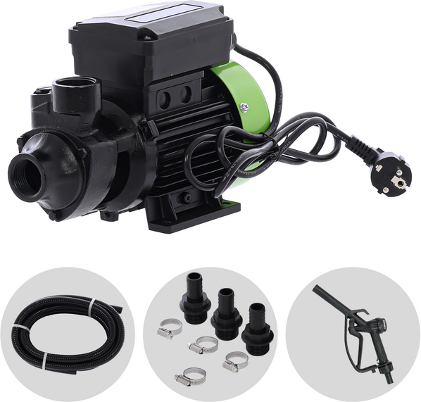Ribimex PRKG115A - Pompa da travaso per gasolio + Kit dispenser