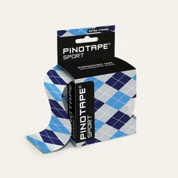 Pinotape Sport Kinesiologie Tape Blue Diamond 5 cm x 5 m