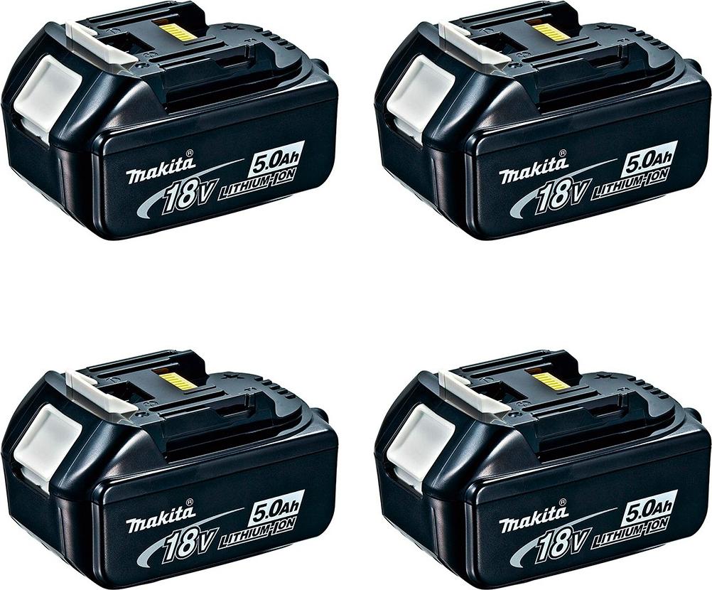 Pack mit 4 Batterien MAKITA BL1850 (18V - 5,0 Ah)