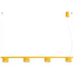 Sollux SL.2707 Kronleuchter AURA 4 gelb Gx53