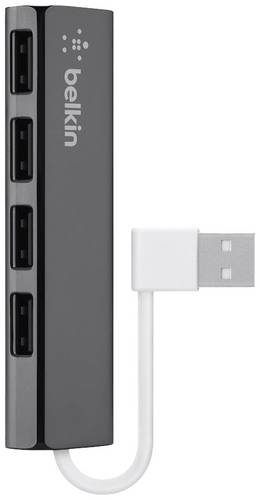 Belkin F4U042bt USB-Hub 4 Port USB-A USB 2.0 480MBit/s Schwarz F4U042bt