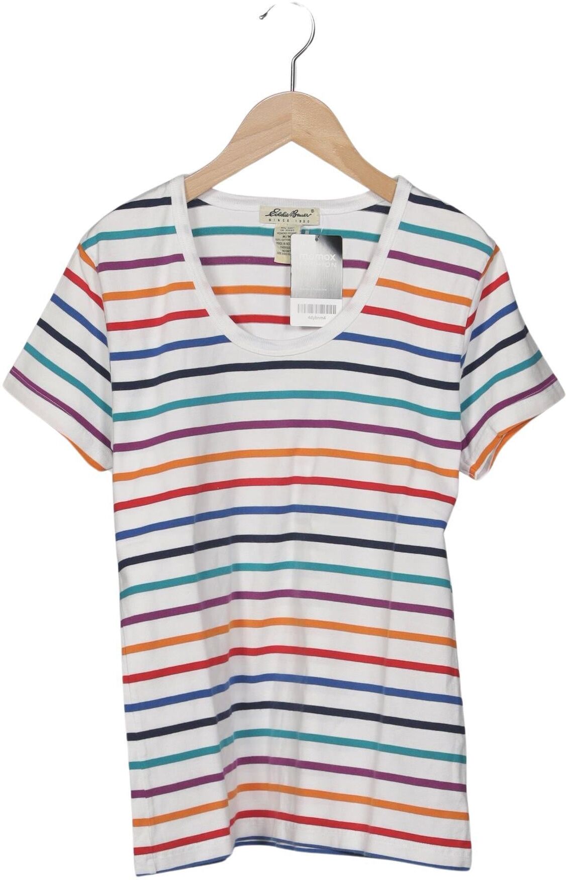 Eddie Bauer Damen T-Shirt, Mehrfarbig, Gr. M, Baumwolle - Second Hand