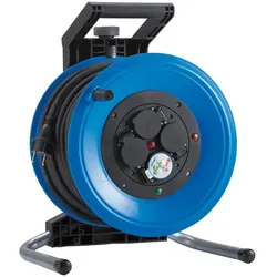 HEDI Kunststoff-Kabeltrommel Professional Plus Ø 320 mm, schwarz - K350N2TF