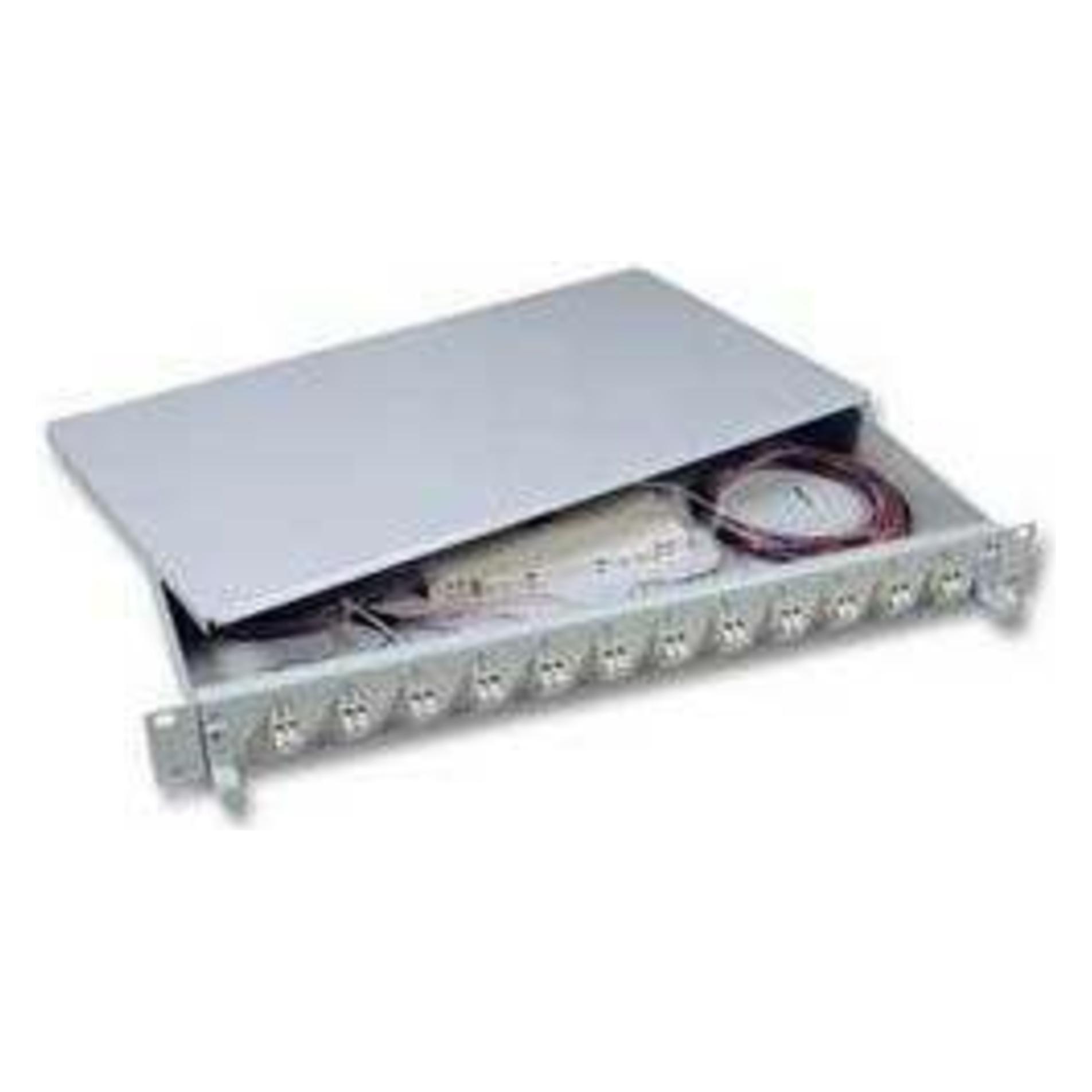 EFB Elektronik Spleissbox LC 50/125µ a.OM4,12 Pigtails abgesetzt /6 Kuppl (BA71901.12OM4)