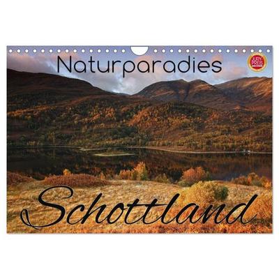 Naturparadies Schottland (Wandkalender 2027 DIN A4 quer), CALVENDO Monatskalender