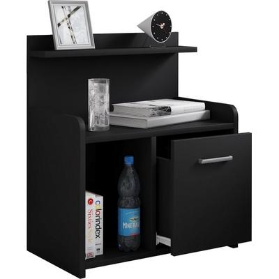 XL Hoher Nachtschrank Nachttisch Schublade Nilasa