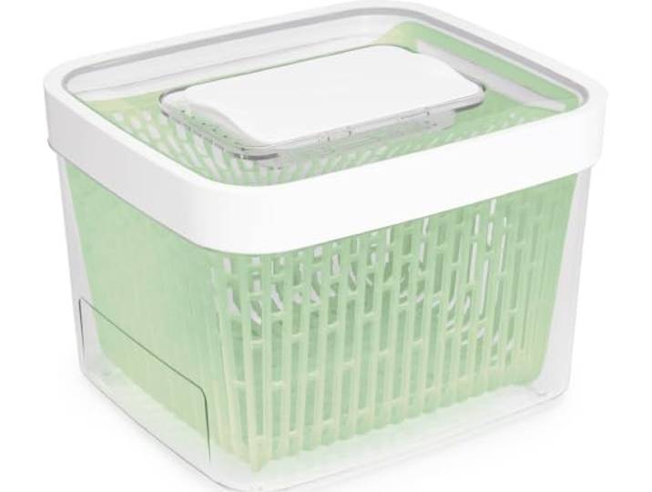OXO Good Grips Greensaver-Frischhaltebox mit Deckel und Lüftung, 4 L
