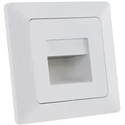 ChiliTec MILOS LED-Einbauleuchte "COB" weiß matt 80x80mm, 3000k, warmweiß, 55Lumen