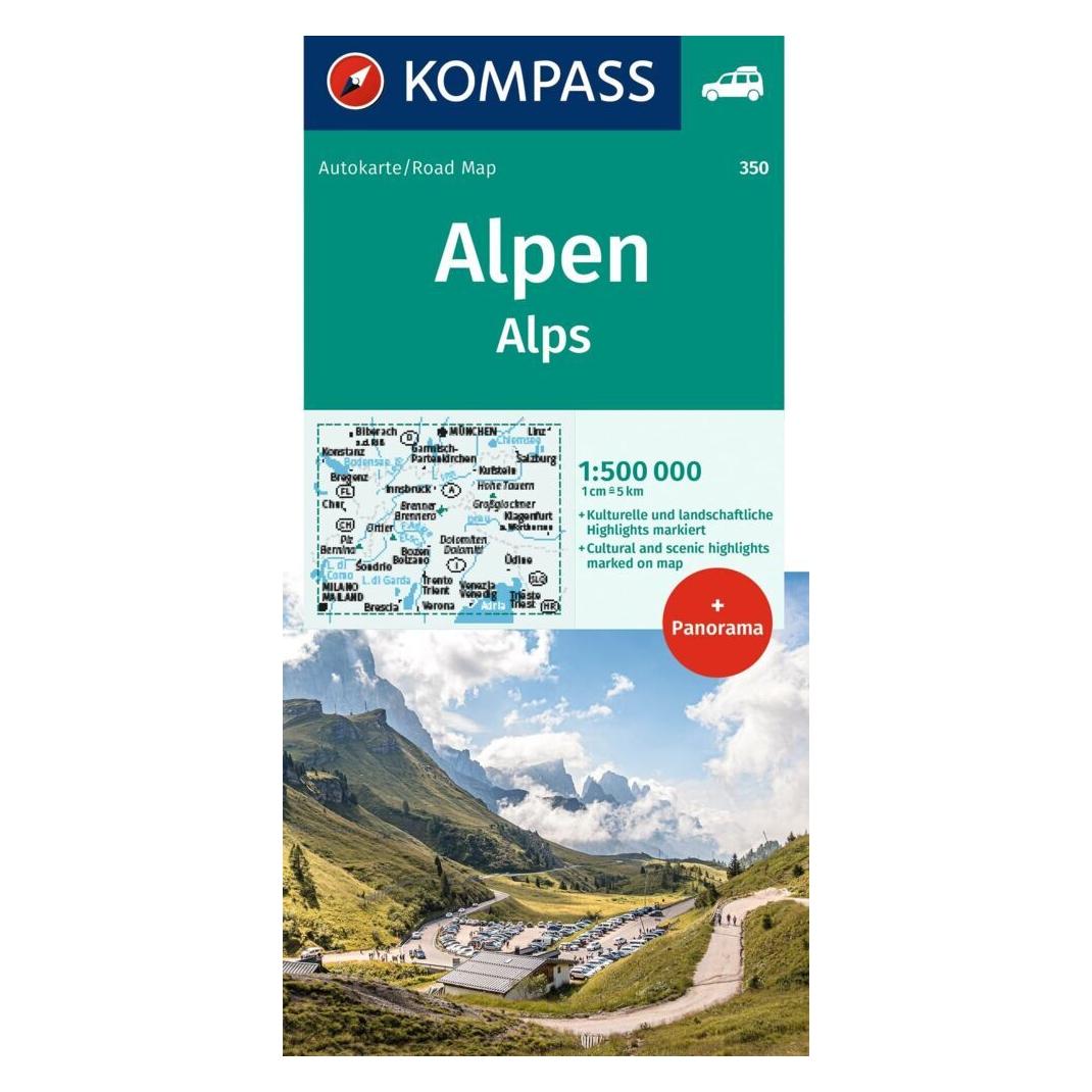 Kompass Alpen, Alps, Alpi, Alpes (58161565)