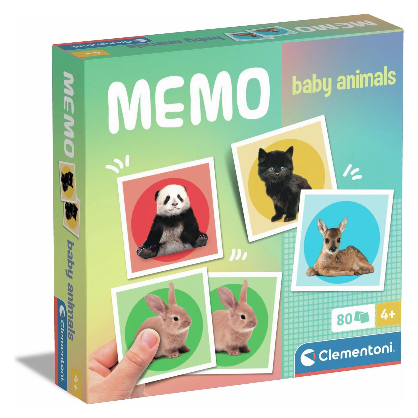 Clementoni Memo Cuccioli (Englisch, 2 Spieler) (44055295)