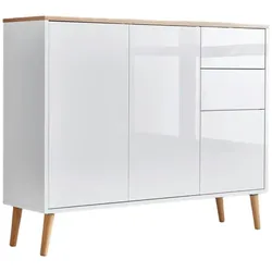 Kommode Mailand Typ 10 Weiß