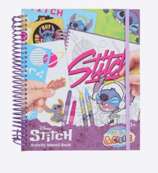 Disney Stitch Activiteiten kleurboek ST24356V Creatieve set met accessoires