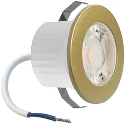 Braytron 3w Mini-Spot Einbauleuchte Einbaustrahler Einbauspot Spot Gold  240 Lumen Schutzart IP54 Neutralweiß